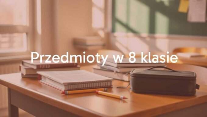 A well-organized school desk with textbooks, notebooks, and a pencil case, sunlight streaming through a classroom window, realistic.