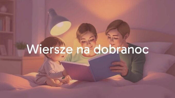 A cozy bedtime scene with a child and parent reading a book under warm lamplight, soft pastel colors, peaceful and heartwarming vibe.