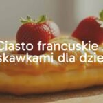 A crispy french pastry with fresh strawberries, warm golden brown, soft lighting, inviting and child-friendly, hyperrealistic.