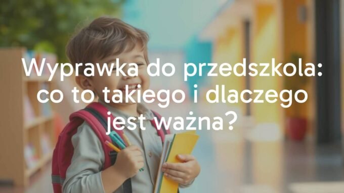 A happy child with a backpack and school supplies, ready for kindergarten, bright and cheerful atmosphere, realistic.