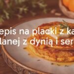 Golden-brown millet pancakes with pumpkin and cheese, served on a rustic wooden table, fresh herbs garnish, warm autumnal lighting, realistic food photography.