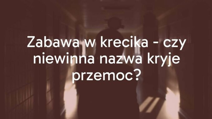 A dark and tense school hallway scene where shadows suggest violent play, emphasizing the contrast between innocent 'mole game' name and serious bullying, with concerned teacher silhouette in background, moody lighting, realistic.