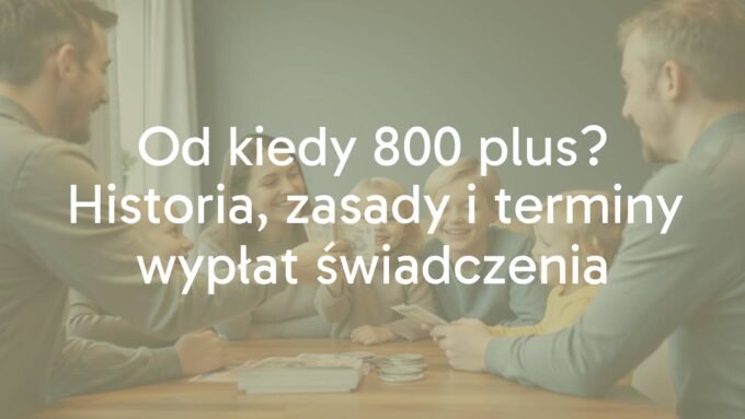 A happy family with children receiving money, cash in hand, 800 plus program, Poland, modern setting, realistic style.