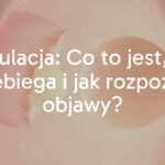 A close-up illustration of a pink and red ovary with a mature egg being released during ovulation, soft glowing light, scientific yet artistic style.