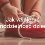 A child tying their shoelaces independently, warm and encouraging atmosphere, soft lighting, realistic style.