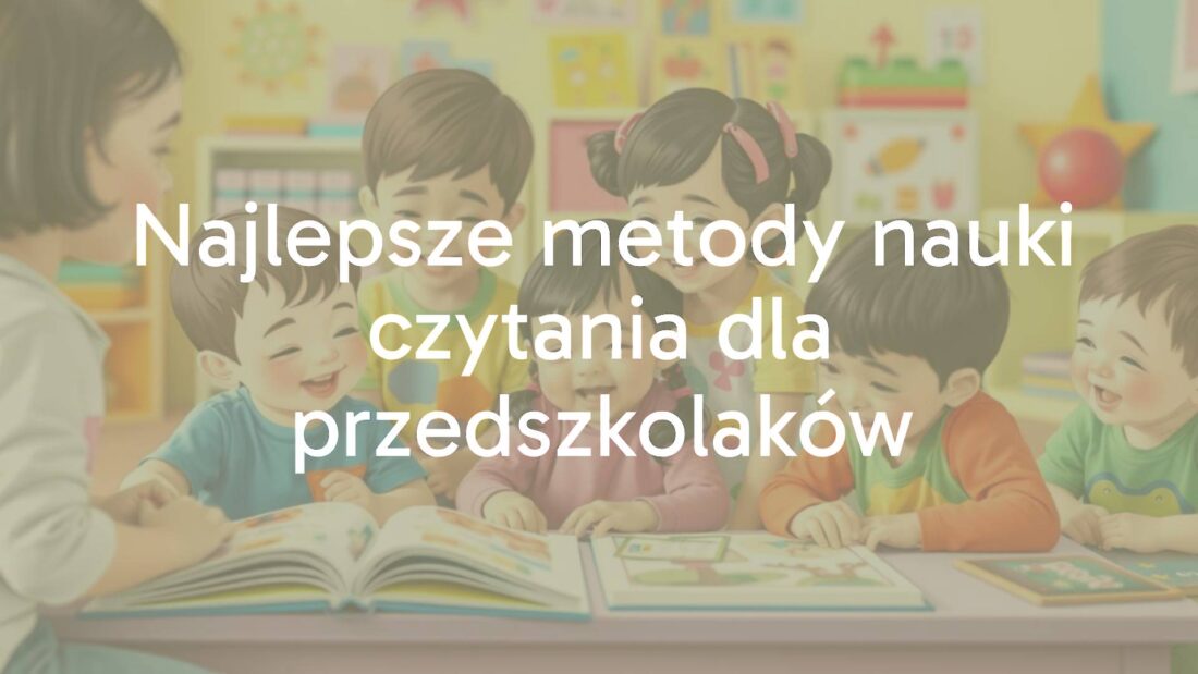 Happy preschool children learning to read with colorful letters and books, playful atmosphere, bright and cheerful, illustrative style.